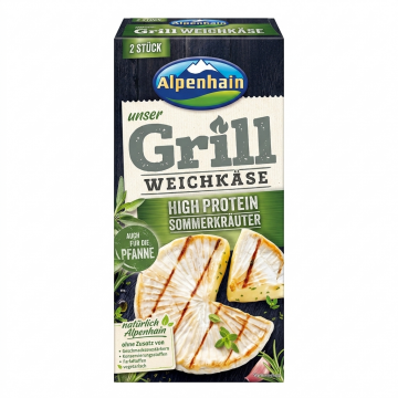 Сыр для гриля Alpenhain Grill Weichkäse Sommerkräuter, 200 гр