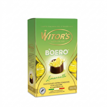 Конфеты из темного шоколада Witor’s Il Boero Limoncello с ликером Лимончелло, 200 г