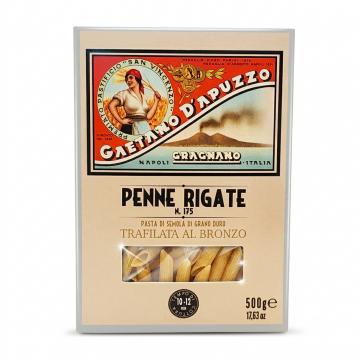 Паста Пенне Ригате Gaetano D'Apuzzo, 500гр