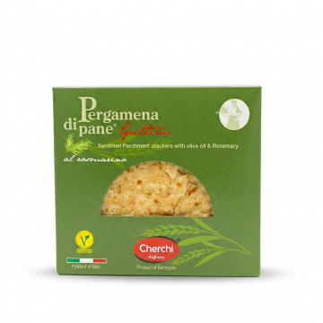 Хлебцы сардинские Pergamena di pane Guttiau с розмарином, 100 г