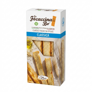 Итальянские хлебные полочки фокачча ручной работы La Focaccina Bo Classica, 100 гр