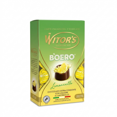 Конфеты из темного шоколада Witor’s Il Boero Limoncello с ликером Лимончелло, 200 г