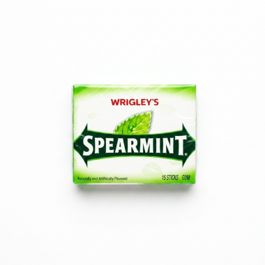Жевательная резинка Wrigley's Spearmint, 15 пластинок